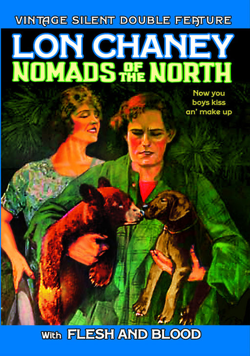 Lon Chaney Double Feature: Nomads of The North (1920) / Flesh and Bloo (MOD) (DVD MOVIE) - movie cover art