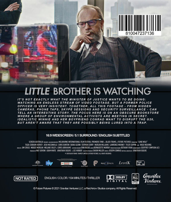 Lone Wolf (MOD) (BluRay Movie) - back cover art