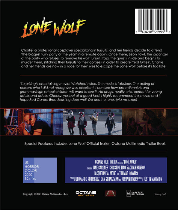 Lone Wolf (MOD) (BluRay Movie) - back cover art