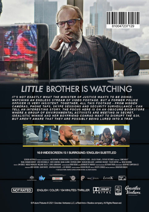 Lone Wolf (MOD) (DVD Movie) - back cover art