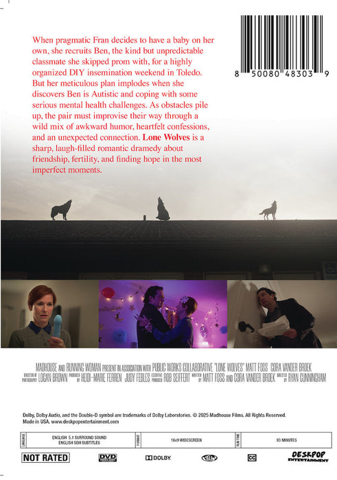 Lone Wolves (MOD) (DVD Movie) - back cover art