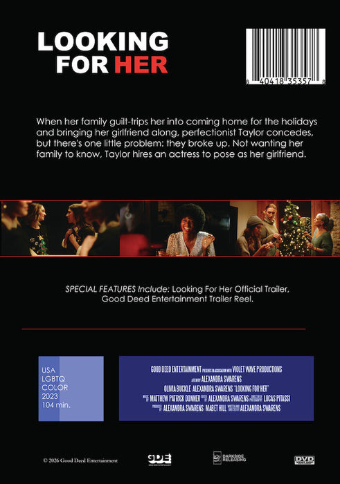 Looking For Her (MOD) (DVD Movie) - back cover art