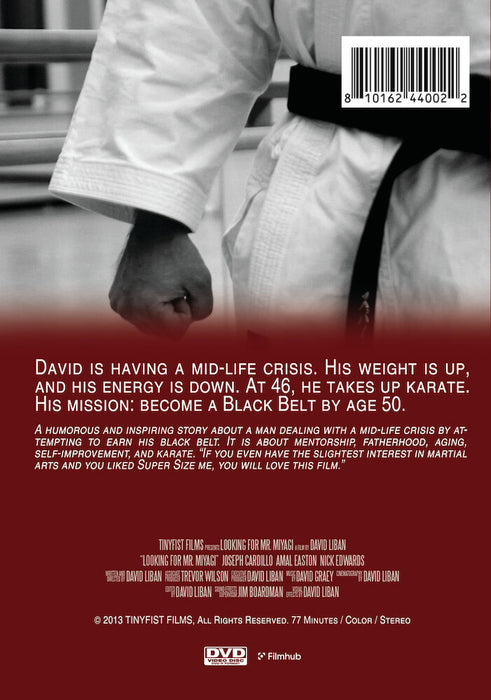 Looking for Mr. Miyagi (MOD) (DVD Movie) - back cover art