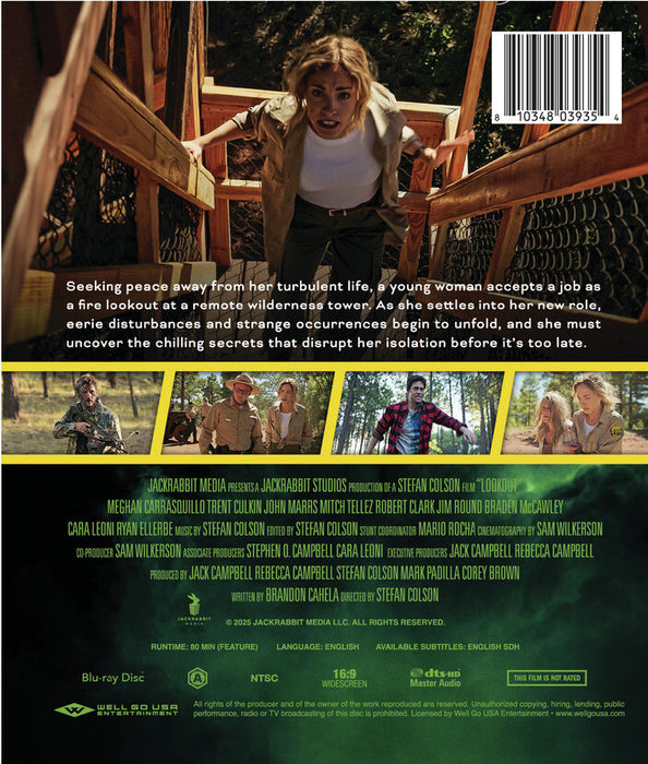 Lookout (MOD) (BluRay Movie) - back cover art