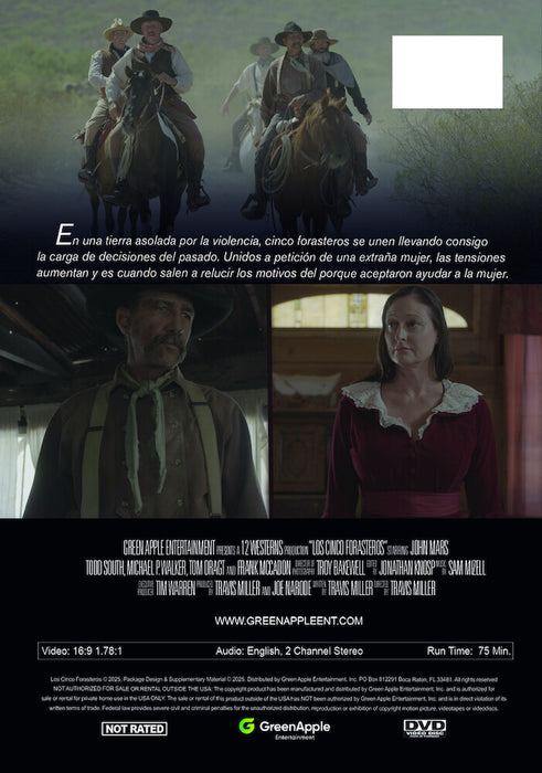 Los Cinco Forasteros (MOD) (DVD MOVIE) image 2