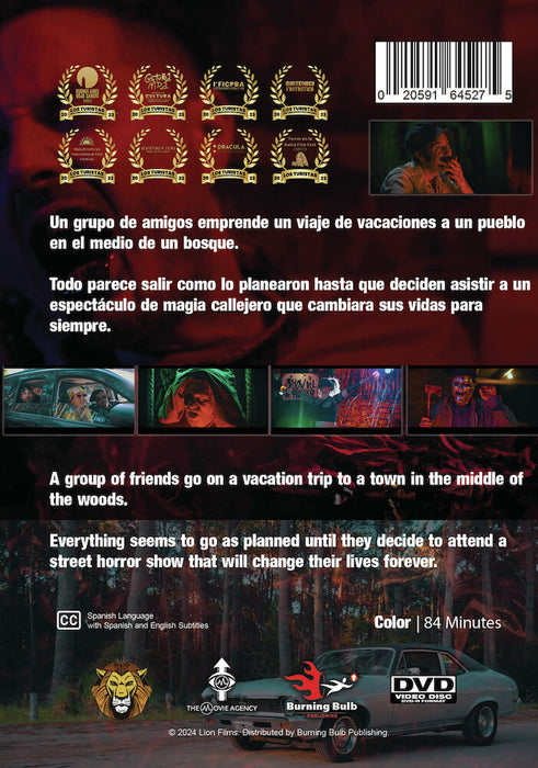 Los Turistas: Una Temporada en el Infierno (MOD) (DVD Movie) - back cover art