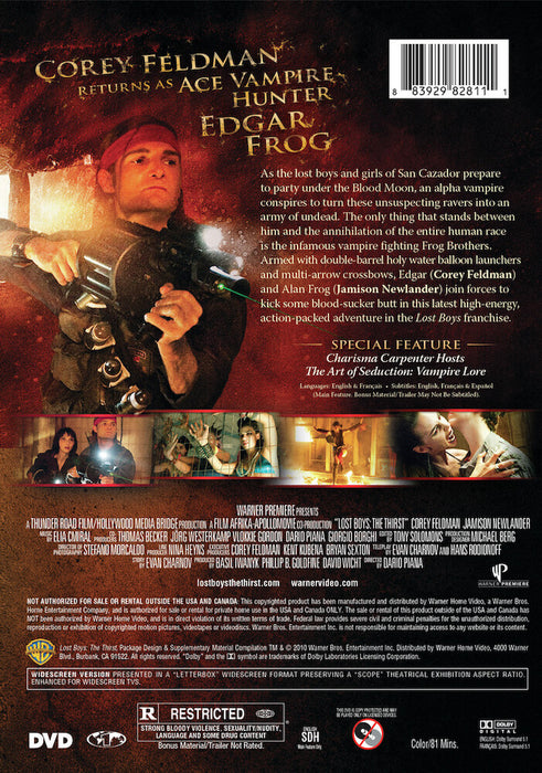 Lost Boys: The Thirst (MOD) (DVD Movie) - back cover art