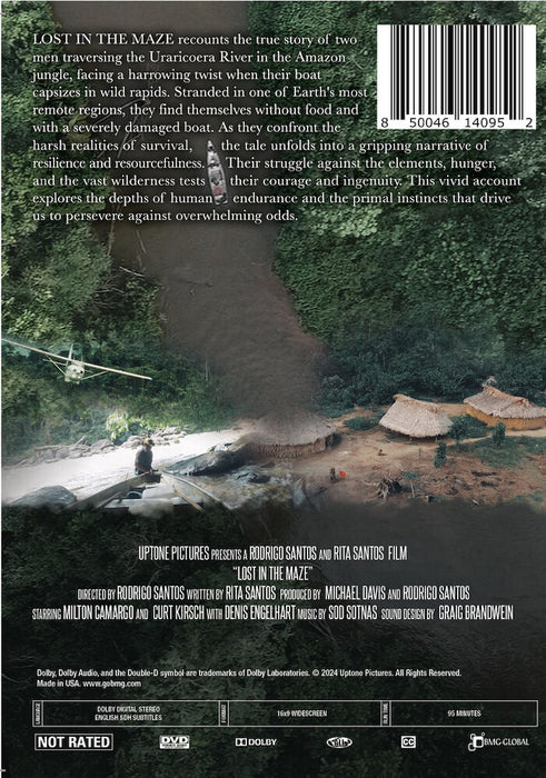 Lost In The Maze (MOD) (DVD Movie) - back cover art
