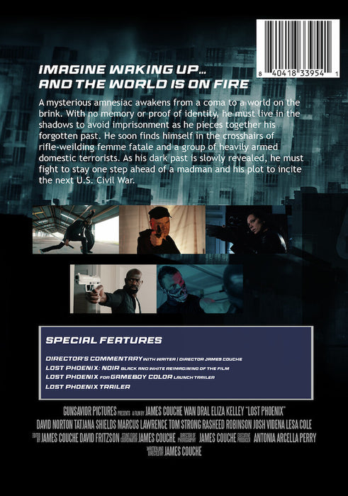 Lost Phoenix (MOD) (DVD Movie) - back cover art