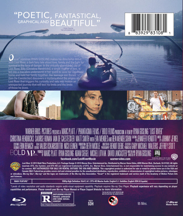 Lost River (MOD) (BluRay Movie) - back cover art