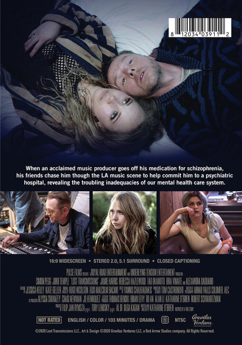 Lost Transmissions (MOD) (DVD Movie) - back cover art