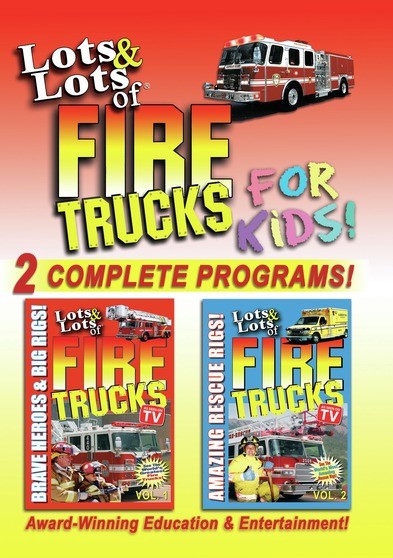 Lots & Lots of Firetrucks 2 Program Set (MOD) (DVD Movie) - movie cover art