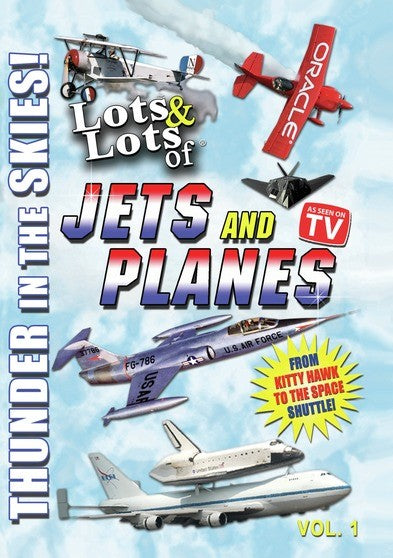 Lots & Lots of Jets and Planes Volume 1 - Thunder in the Skies (MOD) (DVD Movie) - movie cover art