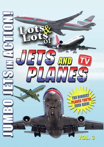 Lots & Lots of Jets and Planes Volume 3 - Jumbo Jets at Work (MOD) (DVD Movie) - movie cover art