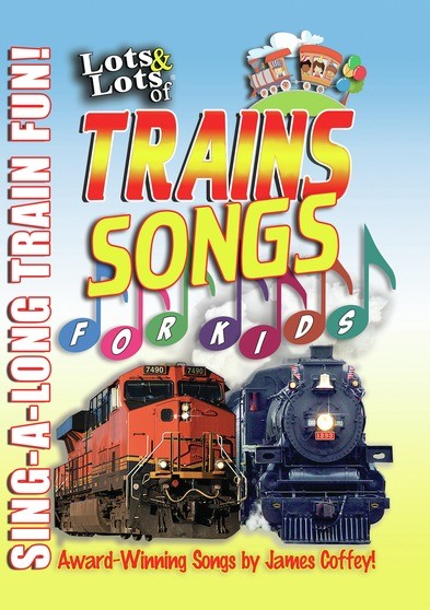 Lots & Lots of Trains Songs for Kids - Sing-Along Train Fun! (MOD) (DVD Movie) - movie cover art