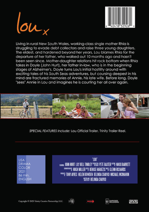 Lou (MOD) (DVD Movie) - back cover art