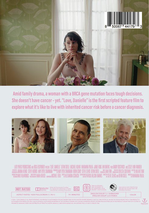 Love, Danielle (MOD) (DVD Movie) - back cover art
