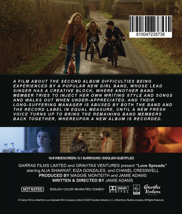 Love Spreads (MOD) (BluRay Movie) - back cover art
