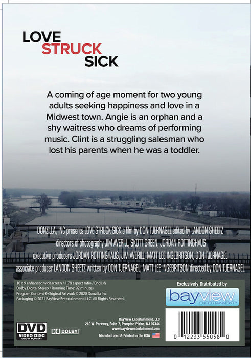 Love Struck Sick (MOD) (DVD Movie) - back cover art