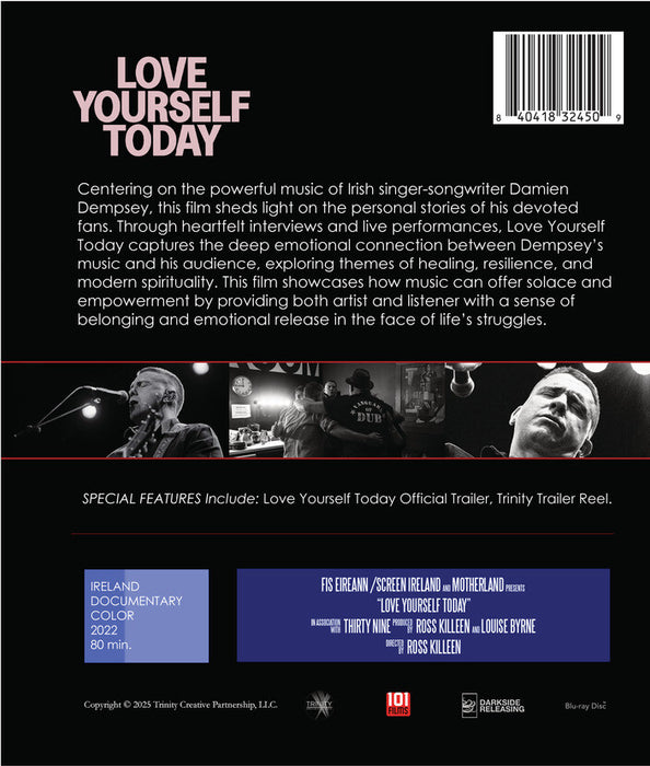 Love Yourself Today (MOD) (BluRay Movie) - back cover art