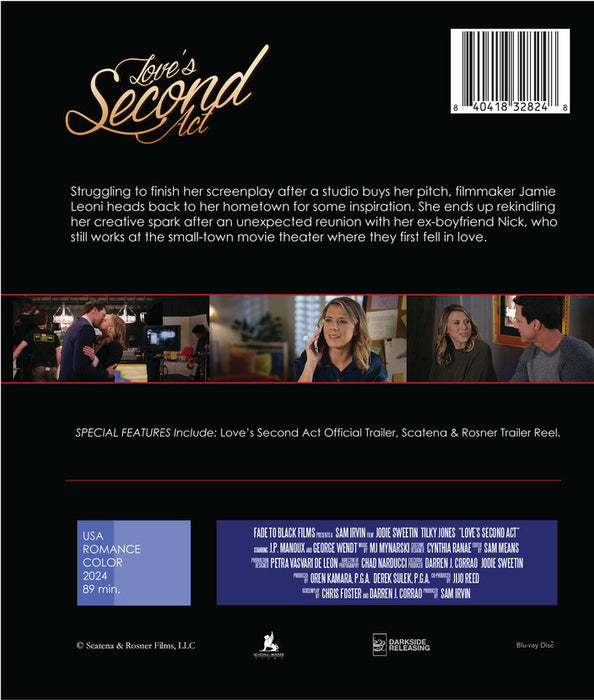 Love's Second Act (MOD) (BluRay Movie) - back cover art