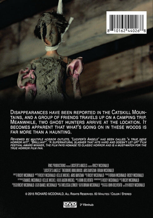 Lucifer's Angels (MOD) (DVD Movie) - back cover art