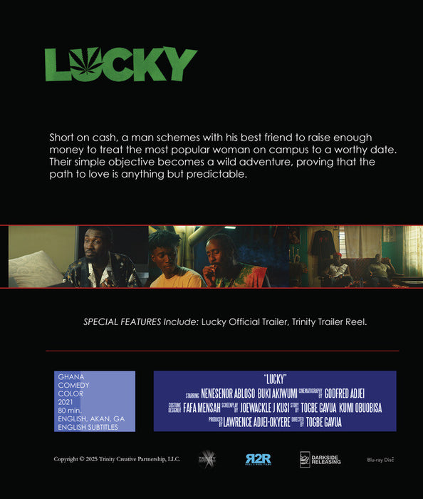 Lucky (MOD) (BluRay Movie) - back cover art