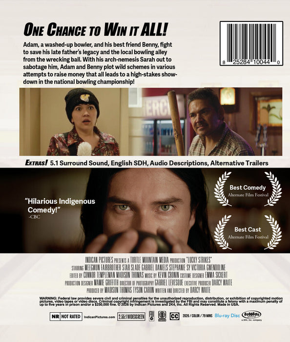 Lucky Strikes (MOD) (BluRay Movie) - back cover art