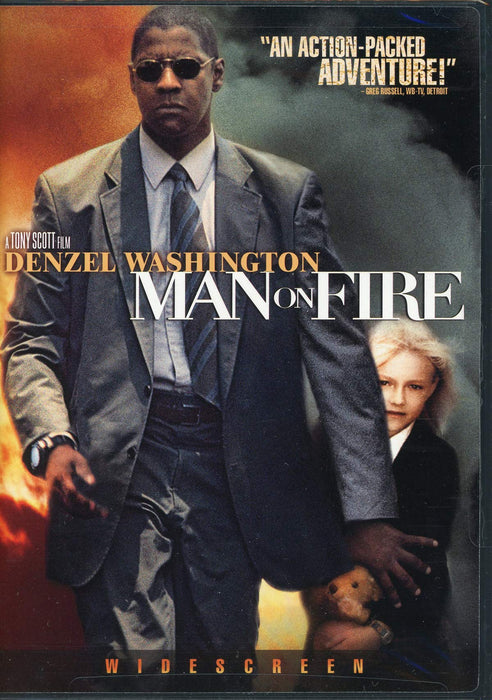 MAN ON FIRE (2004) DVD - movie cover art