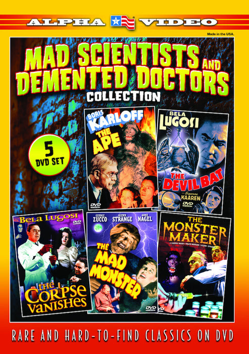 Mad Scientists and Demented Doctors Collection (MOD) (DVD MOVIE)