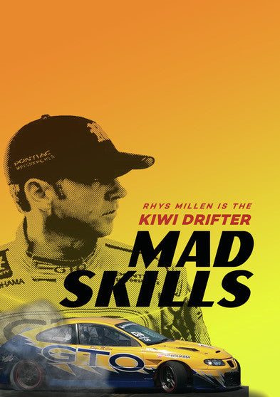 Mad Skills - Drifting with Rhys Millen (MOD) (DVD Movie) - movie cover art