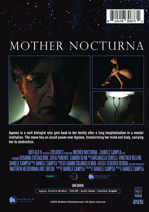 Madre Notturna (Mother Nocturna) (MOD) (DVD Movie) - back cover art