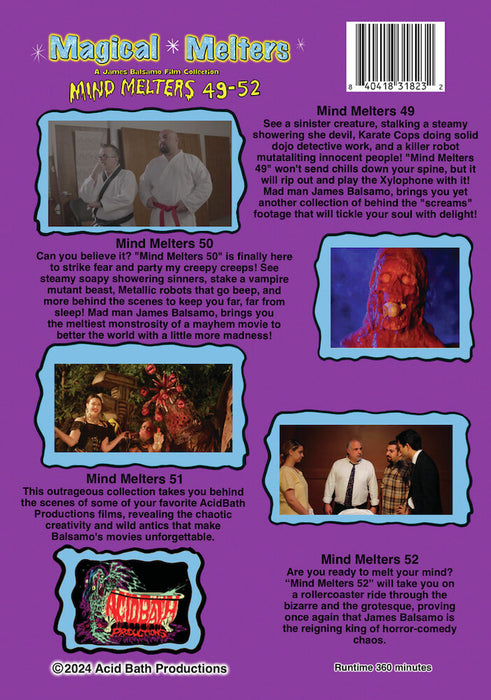 Magical Melters: Mind Melters 49-52 (MOD) (DVD Movie) - back cover art