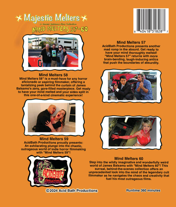 Majestic Melters: Mind Melters 57-60 (MOD) (BluRay Movie) - back cover art