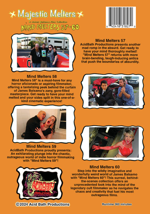 Majestic Melters: Mind Melters 57-60 (MOD) (DVD Movie) - back cover art