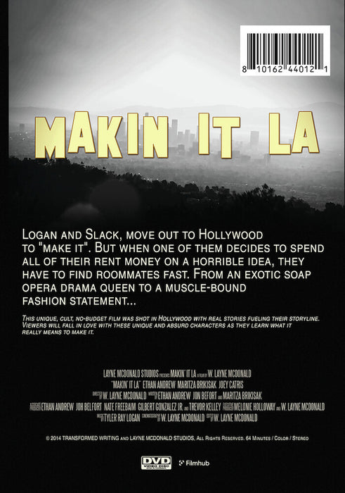 Makin It LA (MOD) (DVD Movie) - back cover art