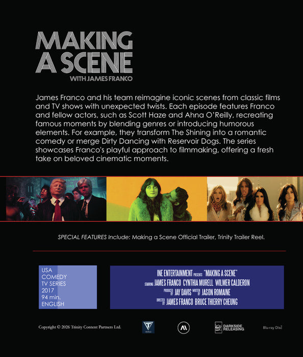 Making A Scene (MOD) (BluRay Movie) - back cover art