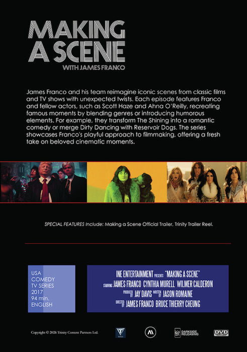 Making A Scene (MOD) (DVD Movie) - back cover art