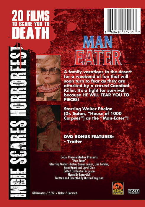 Man-Eater (MOD) (DVD Movie) - back cover art