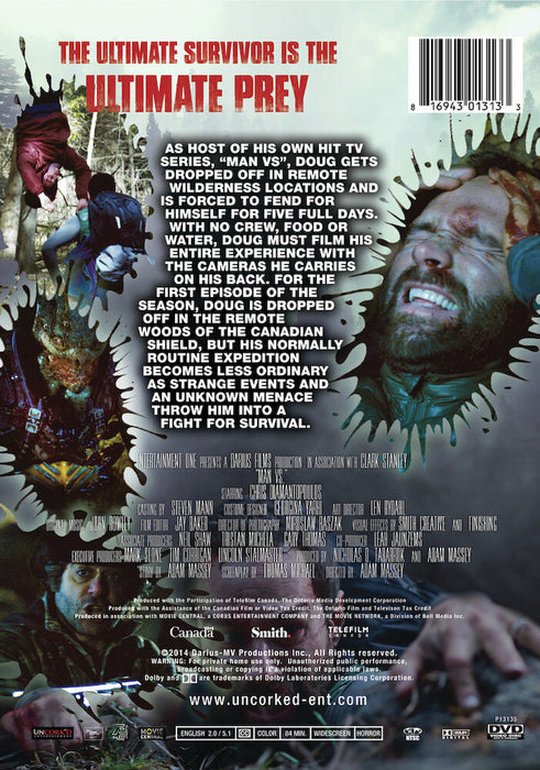 Man Vs. (MOD) (DVD Movie) - back cover art