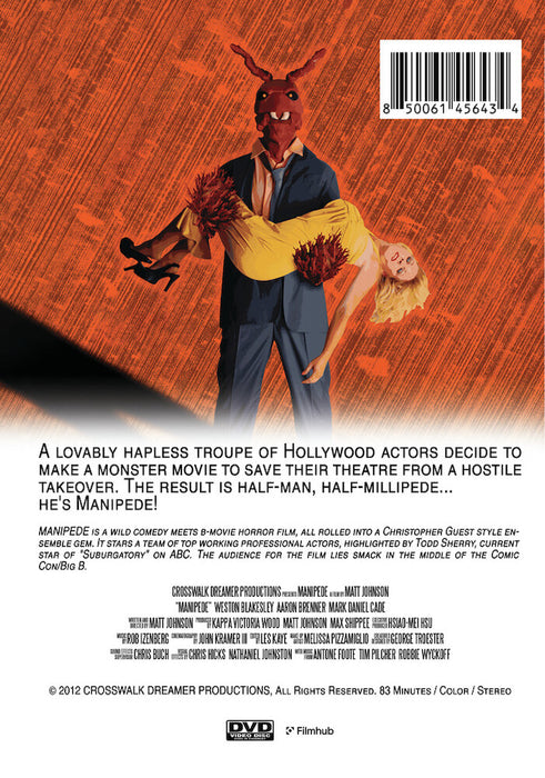 Manipede (MOD) (DVD Movie) - back cover art