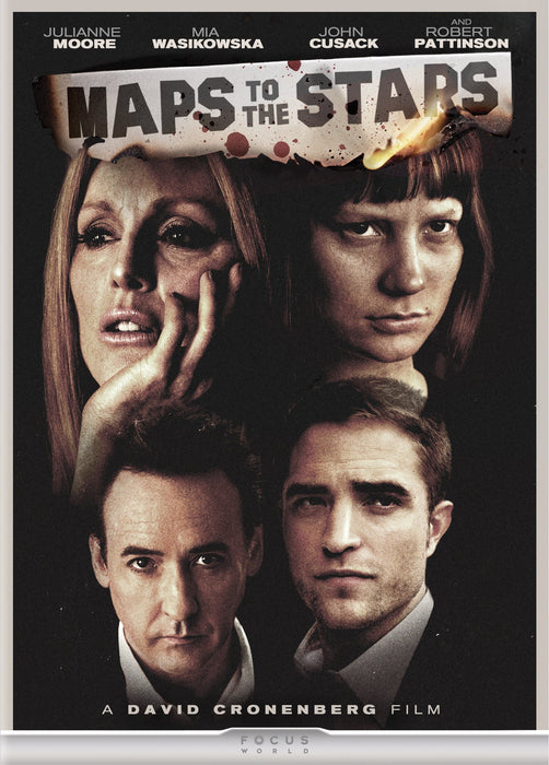 Maps to the Stars DVD - movie cover art