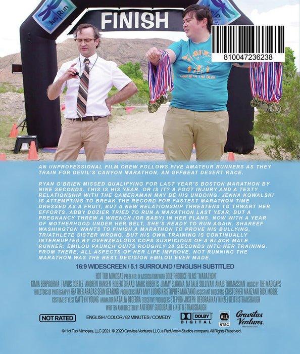 Marathon (MOD) (BluRay Movie) - back cover art