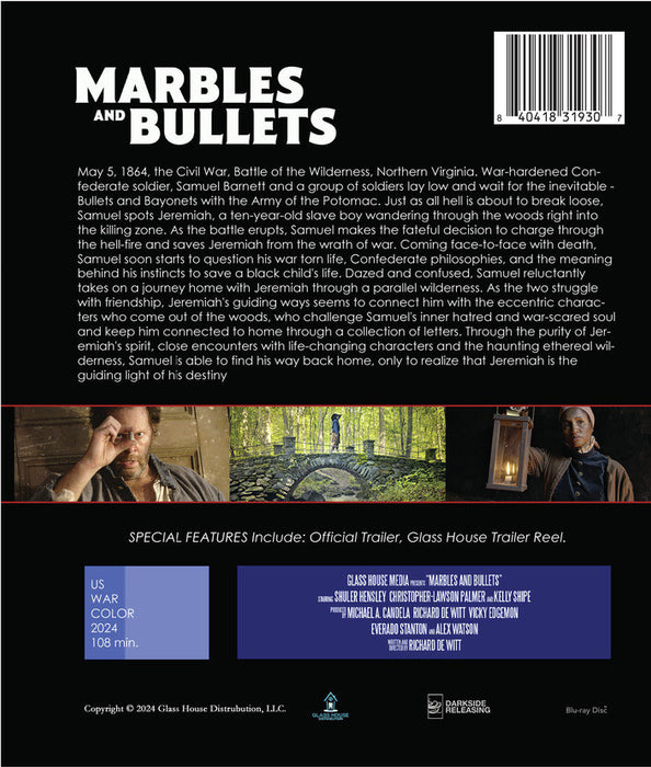 Marbles and Bullets (MOD) (BluRay Movie) - back cover art