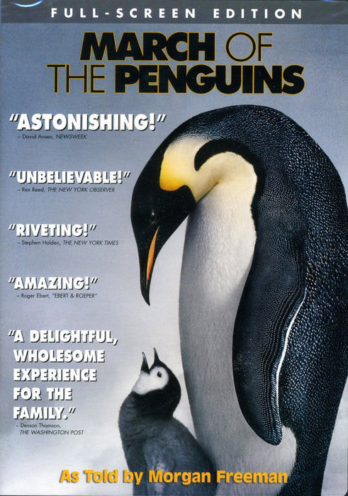 March of the Penguins (Full Screen Edition) DVD - movie cover art