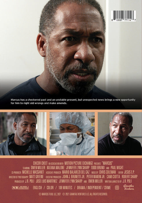 Marcus (MOD) (DVD Movie) - back cover art