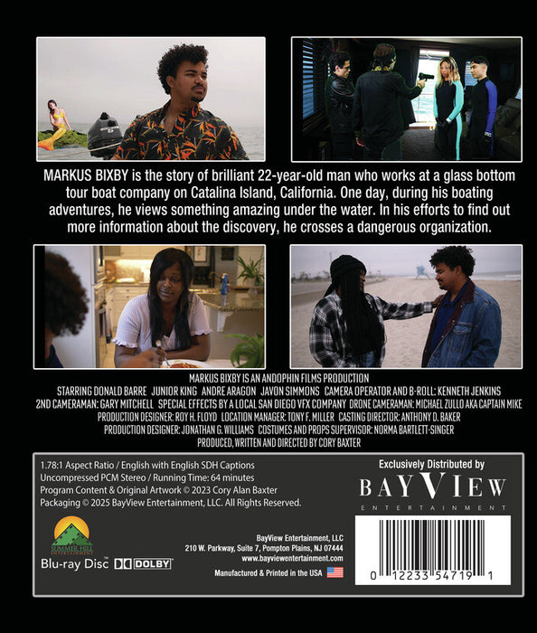 Markus Bixby (MOD) (BluRay Movie) - back cover art