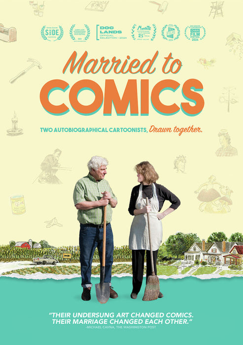 Married to Comics (MOD) (DVD Movie) - movie cover art