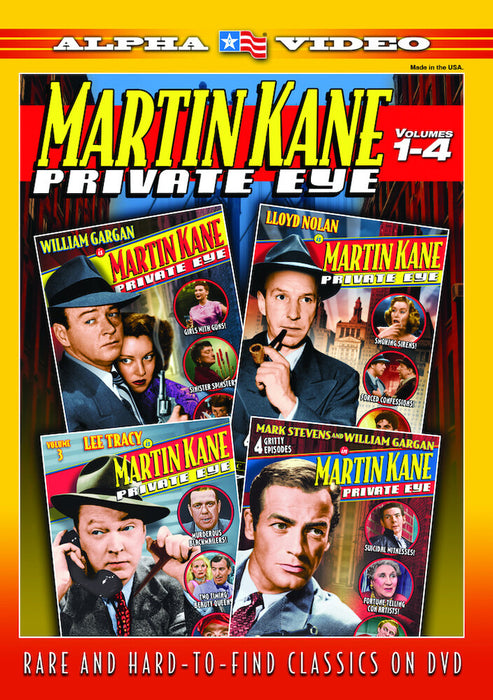 Martin Kane Private Eye - Volumes 1-4 (4-DVD) (MOD) (DVD MOVIE)