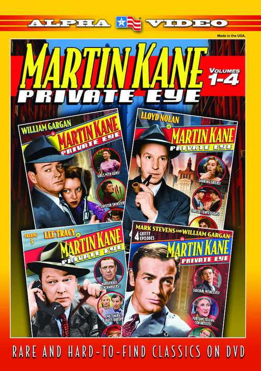 Martin Kane Private Eye - Volumes 1-4 (4-DVD) (MOD) (DVD MOVIE)